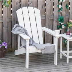 Picture of 212 Main 84B-637WT Outsunny Adirondack Chair&#44; White