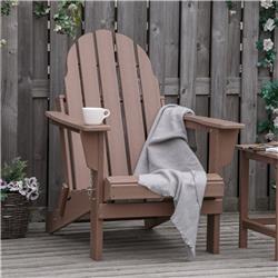 Picture of 212 Main 84B-663BN Outsunny Folding Adirondack Chair&#44; Brown