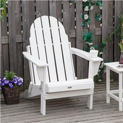 Picture of 212 Main 84B-663WT Outsunny Folding Adirondack Chair&#44; White