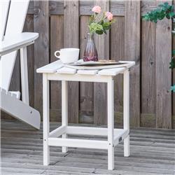 Picture of 212 Main 84B-674WT Outsunny Adirondack Side Table&#44; White