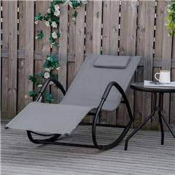 Picture of 212 Main 84B-680GY Outsunny Rocking Chair&#44; Gray
