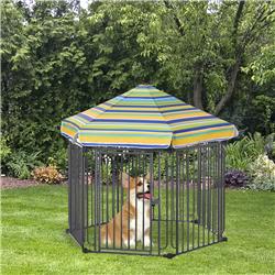 Picture of 212 Main D02-062 PawHut 48 x 41 in. Heavy-Duty Metal Dog Playpen