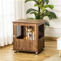 Picture of 212 Main D02-077BN PawHut Dog Crate Furniture&#44; Brown