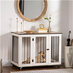 Picture of 212 Main D02-086 PawHut Dog Crate&#44; White