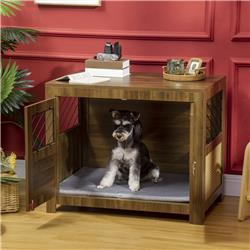 Picture of 212 Main D02-122V80DW PawHut Dog Crate Furniture with Soft&#44; Walnut