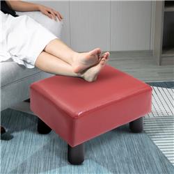 Picture of 212 Main 02-0238 Homcom Ottoman Foot Rest Small Foot Stool with Faux Leather Upholstery&#44; Red
