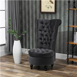 Picture of 212 Main 02-0680 Homcom High Back Accent Chair&#44; Black
