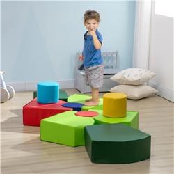 Picture of 212 Main 3D0-015V00MX Qaba Rearrangeable Foam Play Set for Creativity&#44; Multi Color - 10 Piece