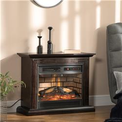 Picture of 212 Main 820-144V01BN 31 in. Homcom Electric Fireplace with Dimmable Flame Effect & Mantel&#44; Brown