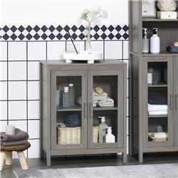 Picture of 212 Main 834-449GY Kleankin Modern Floor Bathroom Cabinet&#44; Grey