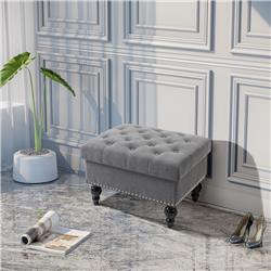 Picture of 212 Main 838-168GY Homcom Ottoman with Storage&#44; Gray