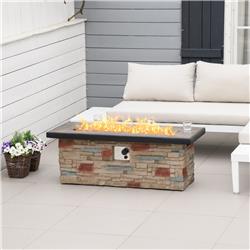 Picture of 212 Main 842-221 48 in. Outsunny Outdoor Propane Gas Fire Pit Table&#44; Brown