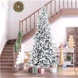 Picture of 212 Main 830-574V00GN 7 ft. Homcom Pine Snow Flocked Artificial Christmas Tree&#44; Green & White