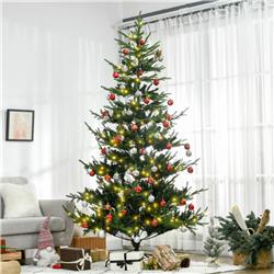 Picture of 212 Main 830-582V00GN 8 ft. Homcom Prelit Artificial Christmas Tree with 1026 Realistic Branches&#44; Green