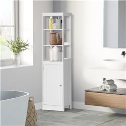 Picture of 212 Main 834-278WT Kleankin Tall Bathroom Storage Cabinet&#44; White