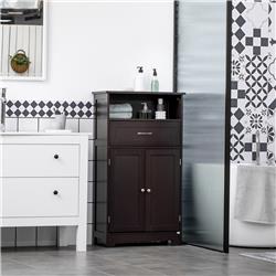 Picture of 212 Main 834-307BN Kleankin Modern Floor Bathroom Storage Cabinet&#44; Espresso Brown