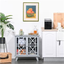 Picture of 212 Main 838-062GY Homcom Accent Storage Cabinet Sideboard - Gray