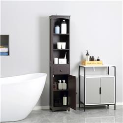 Picture of 212 Main 834-077V01BN Homcom Bathroom Storage Cabinet - Brown