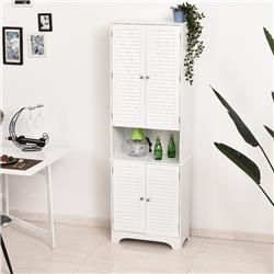 Picture of 212 Main 834-202 Homcom Tall Bathroom Storage Cabinet - White