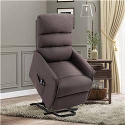 Picture of 212 Main 713-042BN Homcom Lift Recliner Chair - Brown