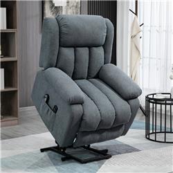 Picture of 212 Main 713-093V80 Homcom Electric Lift Chair Recilner Big & Tall with Massage - Grey