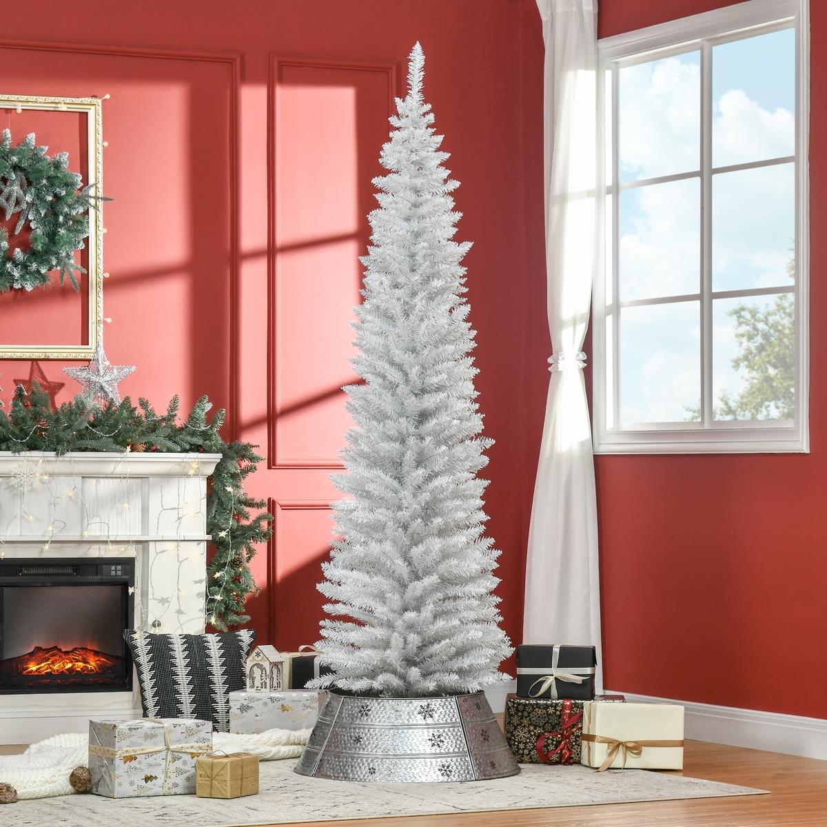 Picture of 212 Main 830-182V01WT 7 ft. Homcom Artificial Christmas Tree - White