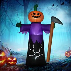Picture of 212 Main 844-490V80MX 5 ft. Outsunny Inflatable Halloween Pumpkin Man Reaper