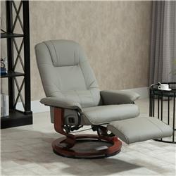 Picture of 212 Main 833-621V01GY HomCom Adjustable Swivel Lounge Recliner Chair&#44; Gray
