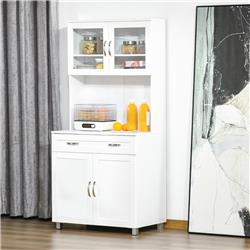 Picture of 212 Main 835-239 HomCom Tall Modern Kitchen Pantry Cabinet&#44; White
