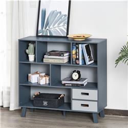 Picture of 212 Main 836-224GY HomCom 3-Tier Modern Bookcase Chest&#44; Gray