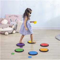 Picture of 212 Main 347-005V00MX Qaba Sensory Discs for Kids&#44; Multicolor - 12 Piece