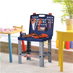 Picture of 212 Main 350-061 Qaba Kids Toy Workbench Set for Kids 3 to 6 Years Old&#44; Blue & Gray - 68 Piece