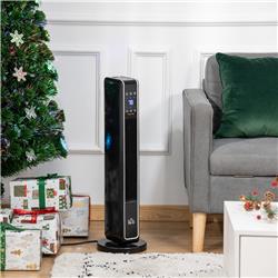 Picture of 212 Main 820-249V80 750-1500W HomCom 2-in-1 Portable Electric Tower Heater&#44; Black