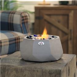 Picture of 212 Main 820-303V00LG 9 in. HomCom Concrete Tabletop Fireplace&#44; Light Gray