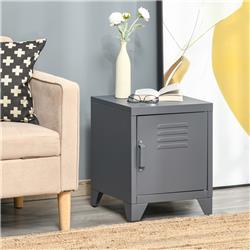 Picture of 212 Main 831-429GY HomCom Industrial End Table&#44; Gray