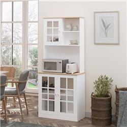 Picture of 212 Main 835-209V80WT HomCom Kitchen Pantry Cabinet&#44; White