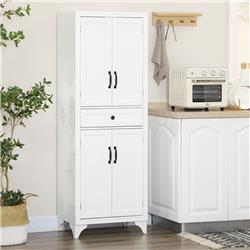 Picture of 212 Main 835-946V80WT 67 in. HomCom Freestanding Pantry Cabinets&#44; White