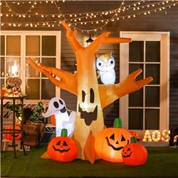 Picture of 212 Main 844-037 7.5 ft. Tall HomCom Outdoor Lighted Inflatable Halloween Decoration