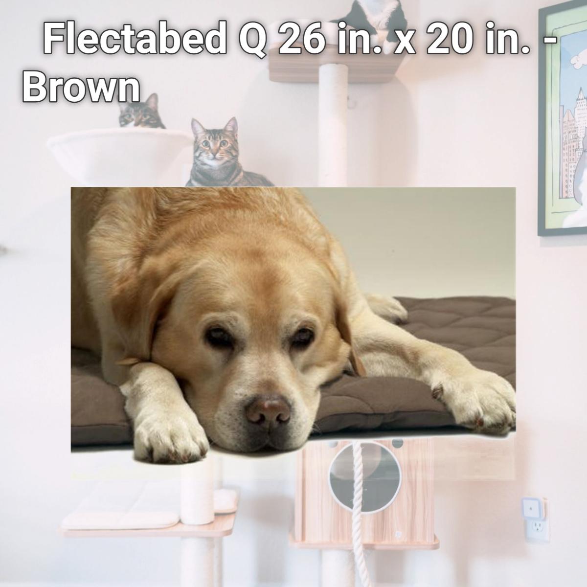 Picture of American Pet Diner 100FLLQB020 Flectabed Q 26 in. x 20 in. - Brown