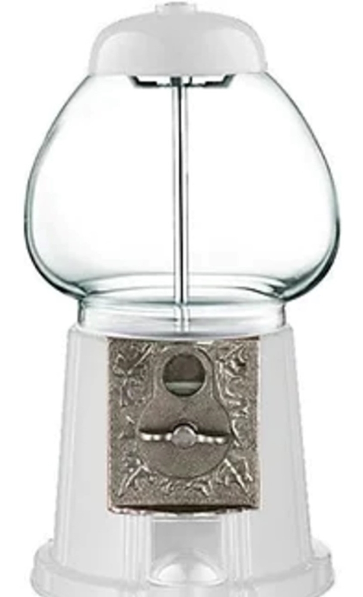 AGMCW-15 Wedding WHITE 15' Gumball/Candy Machine
