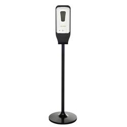 Picture of Alpine Industries ALP430-F-S 1200 ml Automatic Hands-Free Foam Hand Sanitizer & Soap Dispenser with Floor Stand&#44; White