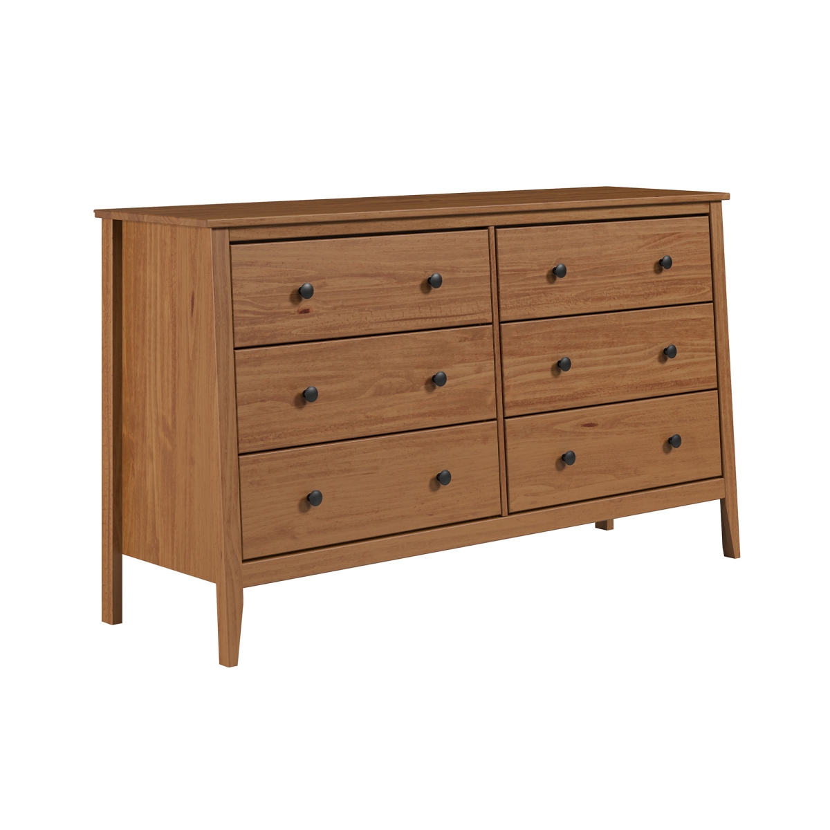 47921 Solid Wood 6 Drawer Dresser - Carmelo