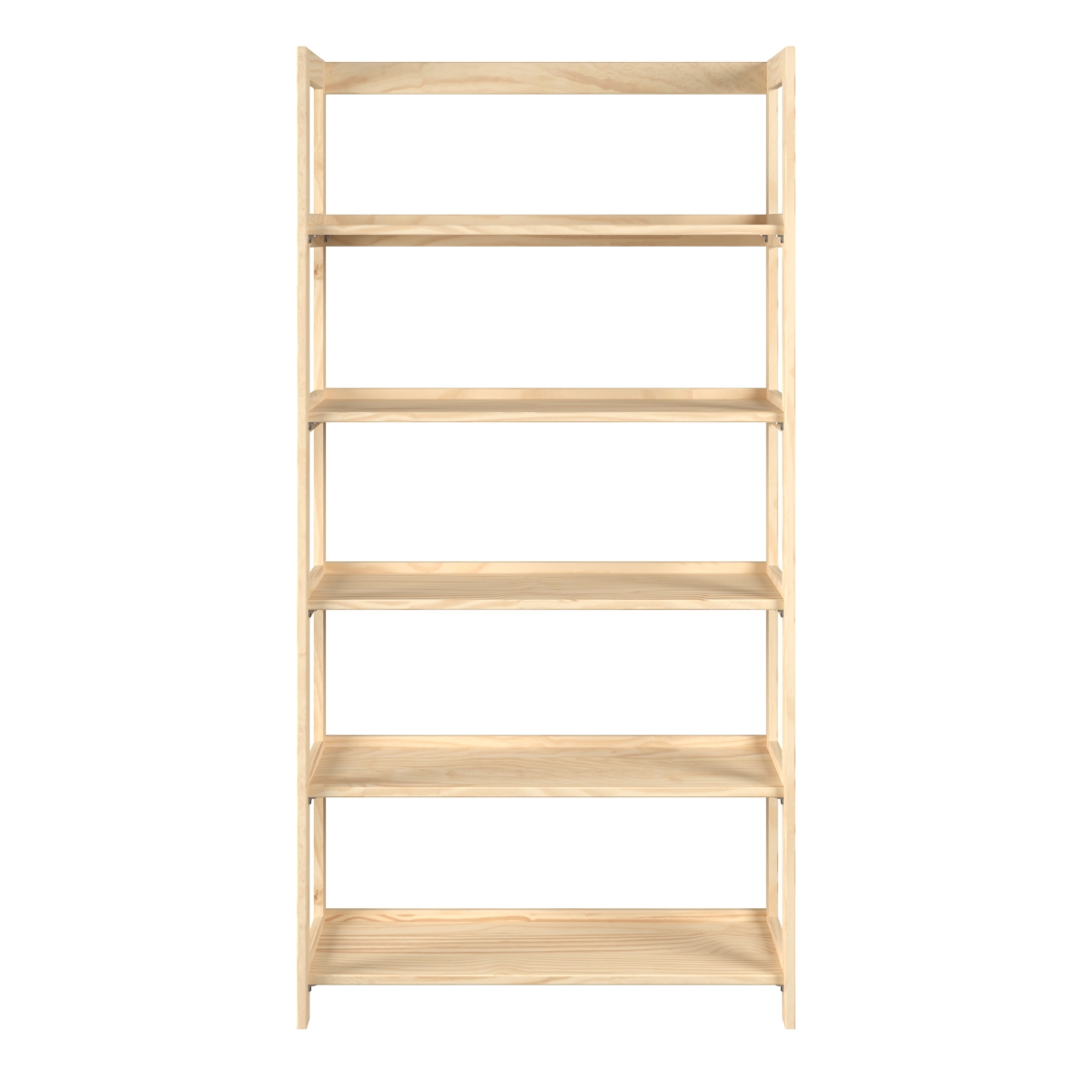 47951 5 Shelf Unassembled Bookcase - Unfinished