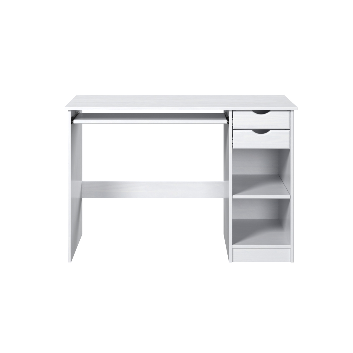 47952 Jela 2 Drawer Desk - White