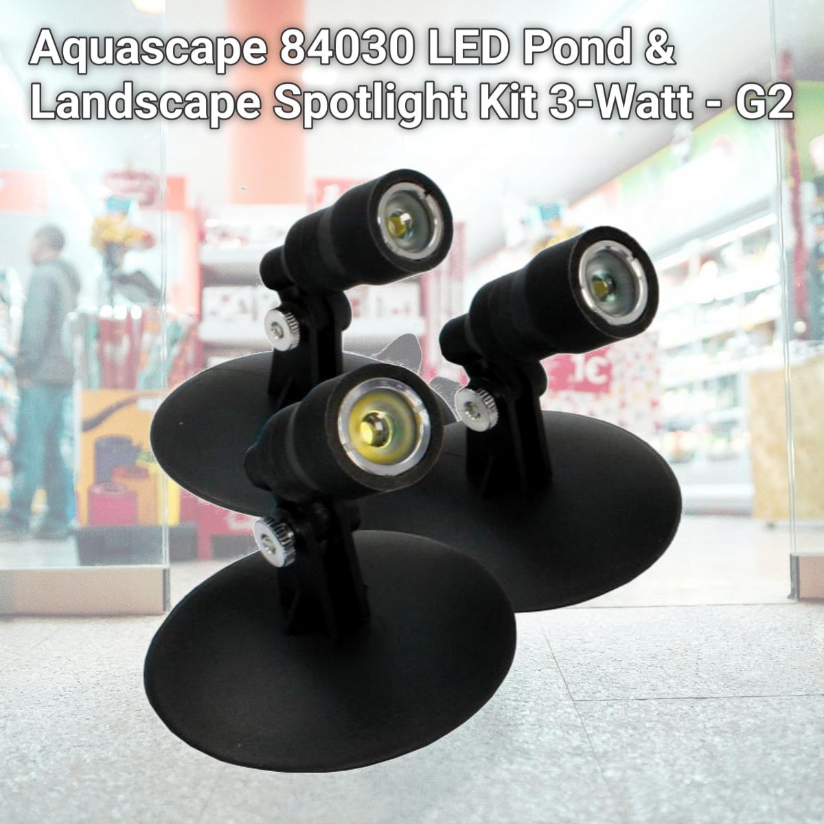 Picture of Aquascape 84030 LED Pond & Landscape Spotlight Kit 3-Watt - G2