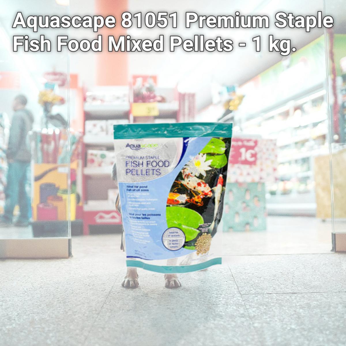 Picture of Aquascape 81051 Premium Staple Fish Food Mixed Pellets - 1 kg.