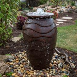 Scalloped Urn Landscape Fountain Kit, Medium