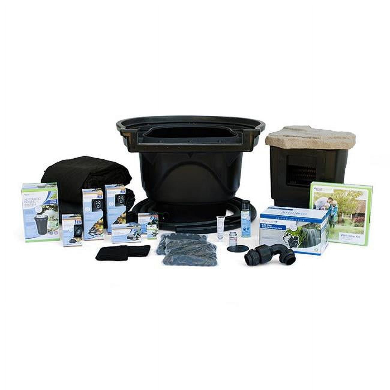 Large Pond Kit with SLD 5000-9000 Adjustable Flow Pump - 21 x 26 ft.