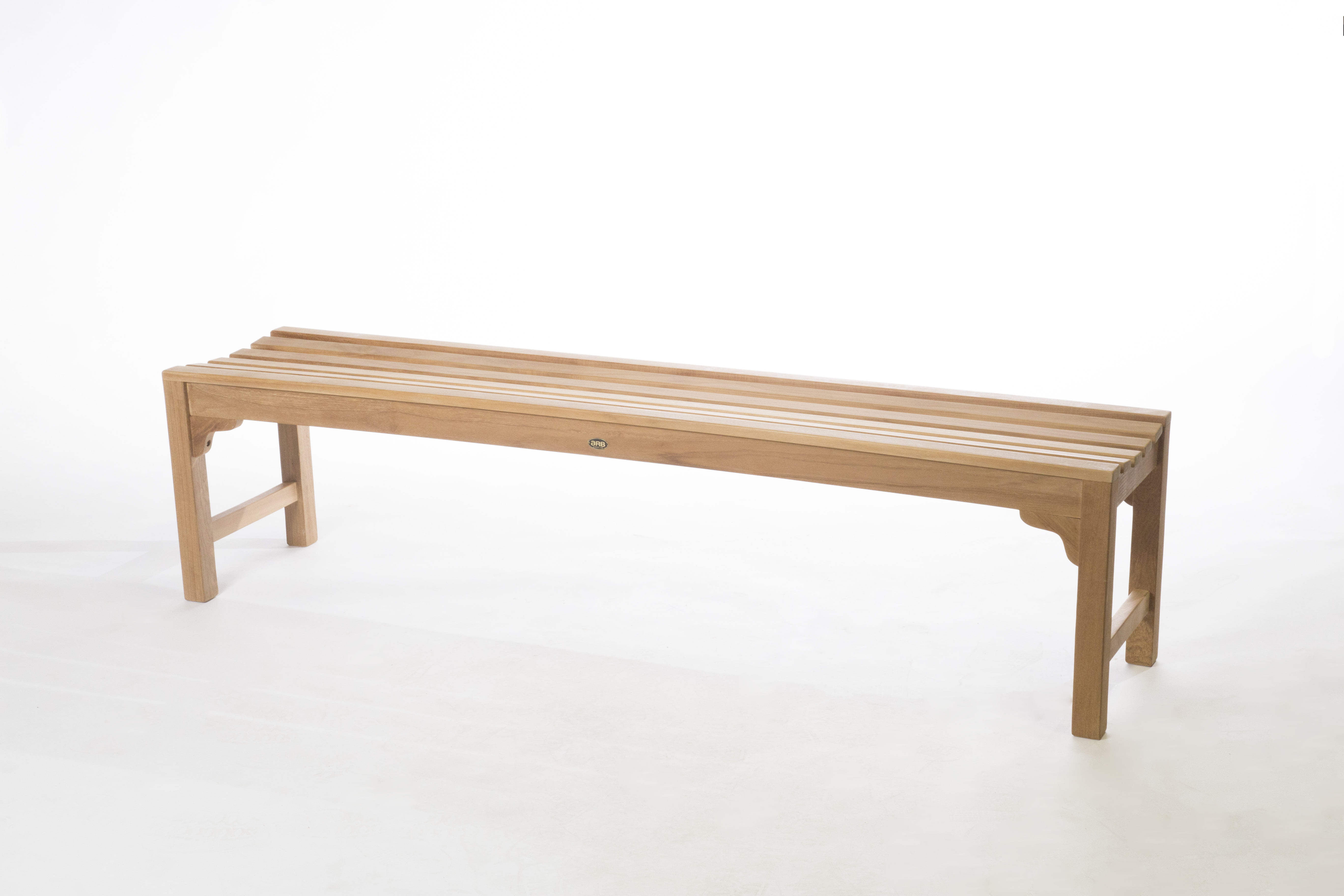 BEN559 Teak Shower Bench Curved 71' (180 cm)