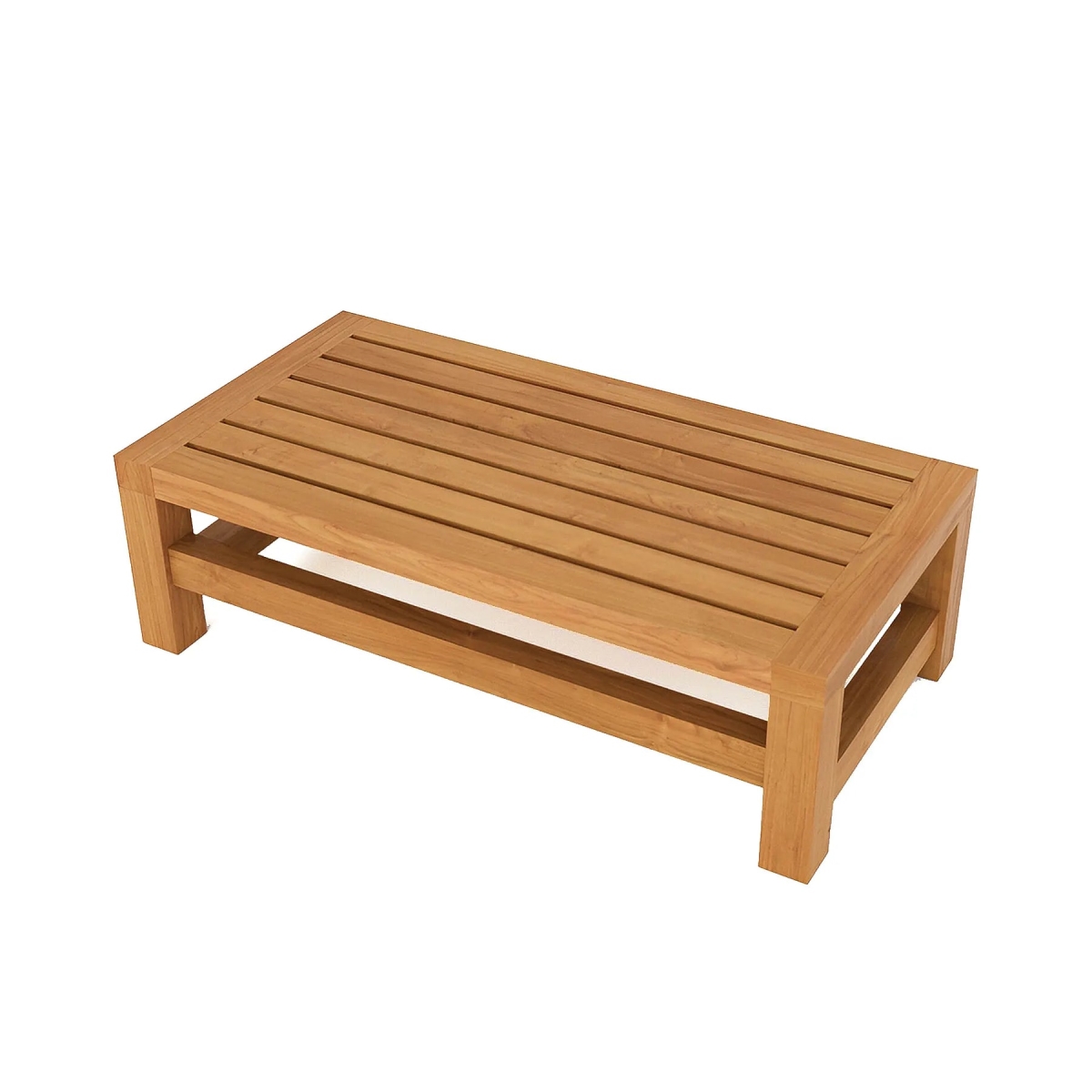 STP630 30 in. Teak Squatting Toilet Footstool